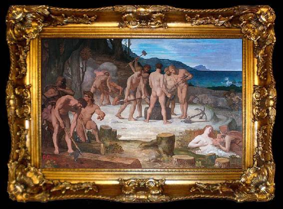 framed  Pierre Puvis de Chavannes Musee de Picardie. cliche H.Maertens, ta009-2
